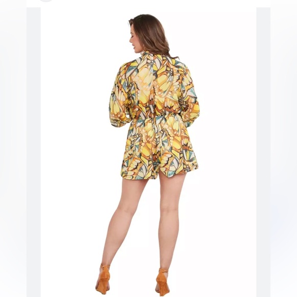 Marciano All Over Pattern Romper - Size M (6) - Picture 4 of 8